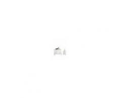 Comodino Bianco 3 Cassetti 43x32x64 Cm