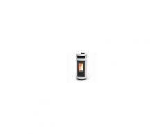 THERMOROSSI Stufa a pellet bianca canalizzabile Thermorossi Dorica Supreme Metalcolor classe A+