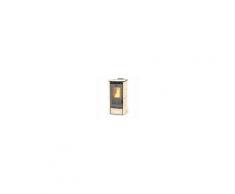THERMOROSSI Stufa a pellet Thermorossi 3001 Maiolica beige puntinato da 10,2 kW