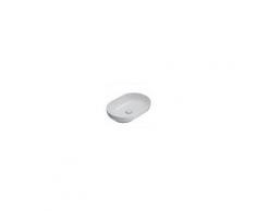 CeramicaGlobo57 Lavabo ceramica bianca lucida Globo T-Edge installaziona d'appoggio o a incasso