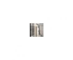 WEISS STERN (L) Pannello doccia idromassaggio Monte Antelao acciaio inox spazzolato miscelatore incasso a 3 vie