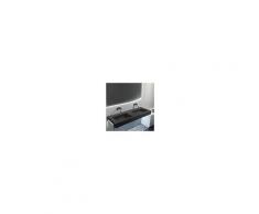 Relax Design Top con doppio lavabo integrato effetto Ardesia 180X50 cm realizzato in marmo resina Relax Design BIG L