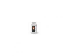 THERMOROSSI Stufa a pellet bianca Thermorossi Montreux Plus potenza 13,2 kW