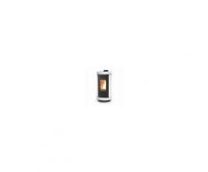 THERMOROSSI Stufa a pellet bianca Thermorossi Dorica Plus Metalcolor 13,2 kW
