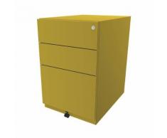 BISLEY Cassettiera con rotelle Note™, con 2 cassetti universali, 1 supporto per cartelle sospese, alt. x largh. x prof. 645 x 420 x 565 mm