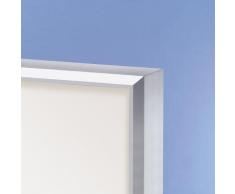 office akktiv Bacheca, cornice in alluminio, ante a battente, capacità: 8 fogli UNI A4, alt. x largh. x prof. 670 x 910 x 50 mm