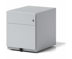 BISLEY Cassettiera con rotelle Note™, con 1 supporto per cartelle sospese, 1 cassetto universale, alt. x largh. x prof. 495 x 420 x 565 mm, con