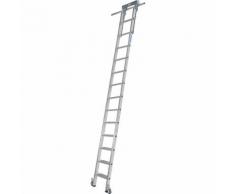 KRAUSE Scala a gradini per scaffalature, con sistema di scorrimento integrato per guide tubolari
