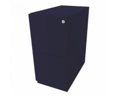 BISLEY Cassettiera con rotelle Note™, con 2 supporti per cartelle sospese, alt. x largh. 645 x 300 mm
