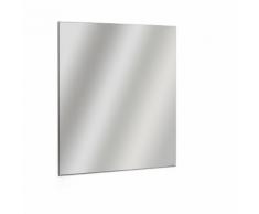QUIPO Lavagna magnetica in acciaio inox, spazzolata opaca, bordi ribattuti