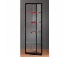 Vetrinetta, altezza 1984 mm, senza illuminazione, largh. x prof. 500 x 500 mm, vetrinetta angolare
