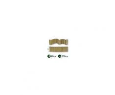 NextradeItalia 2pz Bordura Per Aiuole Rollborder Srotolabile Legno Di Pino Impregnato Ø 5 Cm 250x40 H Per Fioriere Giardino Recinzione Aiuola