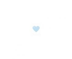 Santex Segnaposto cuore in cartoncino azzurro 10 pezzi