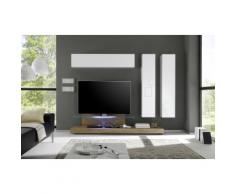 Parete Attrezzata Mobili Salotto 3 Mobili Sospesi 1 Mobile Tv Mens...