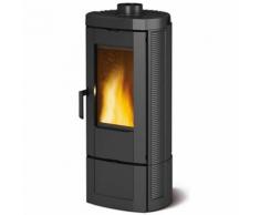 Stufa A Legna In Ghisa Smaltata Candy Fuoco Continuo 7200w Nordica...