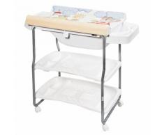 Bagnetto Con Fasciatoio E 2 Piani Portabiancheria Glam Family Prim...