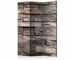 Paravento 3 Pannelli - Wall Of Silence 135x172cm Erroi...
