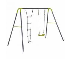 Parco Giochi Altalena E Scala Per Bambini Da Giardino In Metallo B...