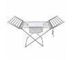 Stendino Elettrico Riscaldante con 2 ali Stendibiancheria Asciugabianchieria Pieghevole 20 Elementi riscaldanti 230 Watt: Sten