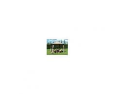 Arredo Giardino GAZEBO IN ACCIAIO VERNICIATO 3X3 Mod. EDEN YF-3290 da 300x300x270h CON TELI LATERALI E TOP DI COPERTURA