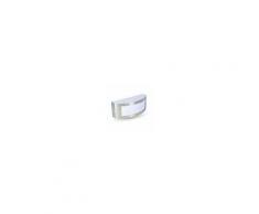 VTAC Portalampada moderno da parete in acciaio ip44 per lampade e27 mod. Vt- 7670 sku 7513 bianco
