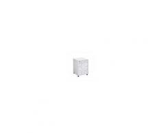 La tua casa total white Cassettiera ufficio Stanford B07, bianco