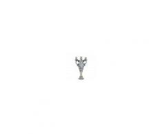 Ceramiche Caltagirone Candelabro ceramica 3 luci Bl