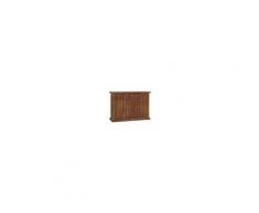 Credenza Tinta Noce 120 X 40 X 88 Per Interno Sala Da Pranzo Salotto Cucina Ufficio Massello Arte Povera