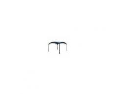Gazebo Cupola copertura grigia 3 x 3 m