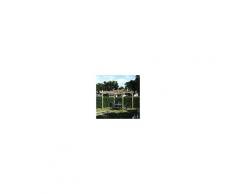 Pergola Gazebo da Giardino in Legno di Pino Apple 4x3 m