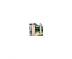 Tenda Gazebo con bottoni ecru 160 x 280 cm