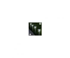 Garden Lampada ad Energia Solare Circolare Fiaccola Oh My Home (Pacco da 4)