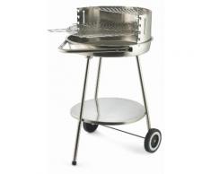 Barbecue A Carbone Con Griglia Ø47,6cm In Acciaio Soriani Sun-day