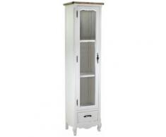 Mobile Vetrina 1 Anta 1 Cassetto In Legno Adami Country