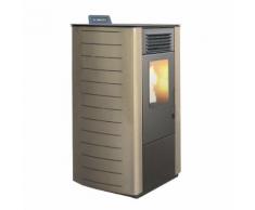 Stufa A Pellet Ad Aria 9 Kw 230 M3 King 12 Canalizzata Sabbia