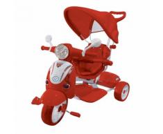 Triciclo A Spinta Per Bambini Seggiolino Reversibile Hornet Rosso