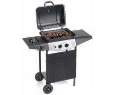 Barbecue A Gas Gpl Con Pietra Lavica 1 Fuoco Ompagrill 4939 Double