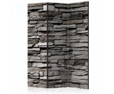 Paravento 3 Pannelli - Stony Facade 135x172cm Erroi...