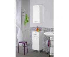 Mobile Da Bagno Base Singola 33cm Laccato Bianco...