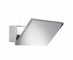 Applique Metallo Cromato Orientabile Diffusore Acrilico Lampada Bagno Led 6 Watt Luce Calda Intec Led-w-omicron/6w