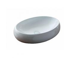 Lavabo Da Appoggio 60x40,5x15,5 Cm In Ceramica Tft Oslo Bianco...