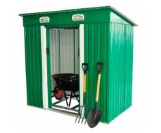 Casetta Box Da Giardino In Lamiera 195x122x180 Cm Miozzi