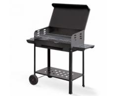 Barbecue A Carbone Carbonella 60x40cm Con Griglia Regolabile Su 3 ...