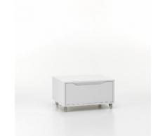 Cassettiera Con Ruote 1 Cassetto 60x45x32 Cm In Legno Tft Belsk Bi...