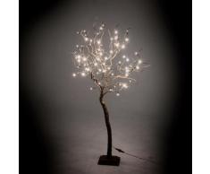Albero Di Natale Luminoso Con 78 Led Luce Calda 17x17xh123cm Adami Marrone