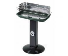 Barbecue A Carbone Carbonella In Acciaio Bauer Venus Inox Nero E Verde