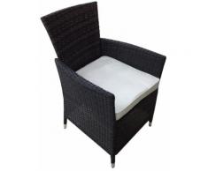 Poltrona Da Giardino In Polyrattan Bauer New Edera