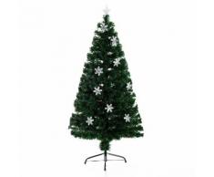 Albero Di Natale Artificiale 150 Cm 20 Luci Led A Forma Di Cristal...