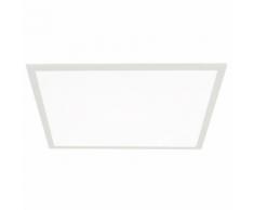 Faretto Incasso Quadrato Alluminio Bianco Controsoffitto Led 40 Watt Luce Naturale Intec Led-panel-60x60