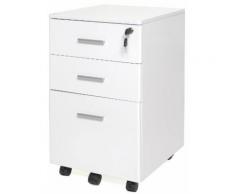 Cassettiera Da Ufficio 3 Cassetti My Office Chest Bianca